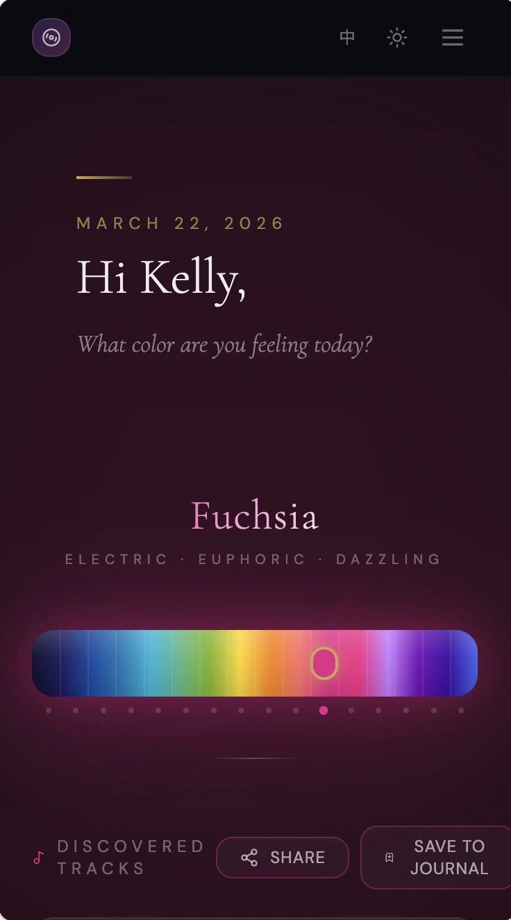 Dark Fuchsia color selection
