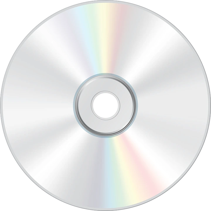 Iridescent music disc